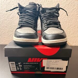 Nike Air Jordan 1 High OG Black and Gray